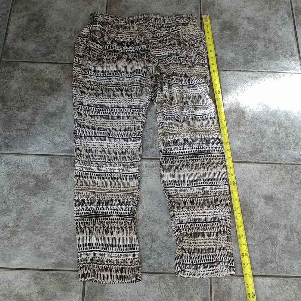 (2/$20) Reitmans loose soft trousers size 6P